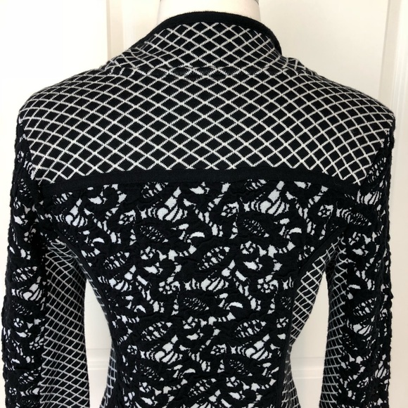 Anthropologie Moth Jacket Small Knit Moto Sweater - Picture 5 of 8